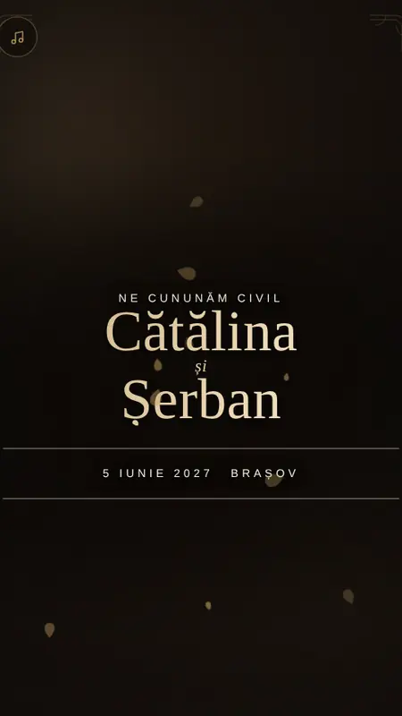 Modelul Verighetele, cum se deschide invitația