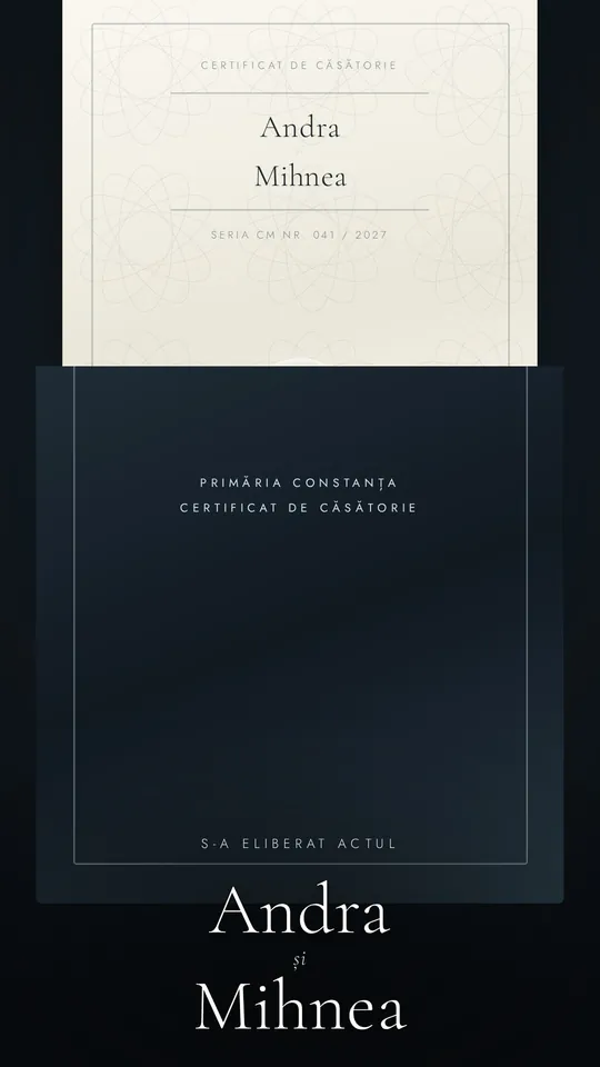 Invitația Certificatul, deschiderea